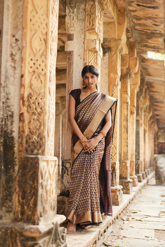 Naqsh Si Nazakat Pure Silk Chanderi Saree