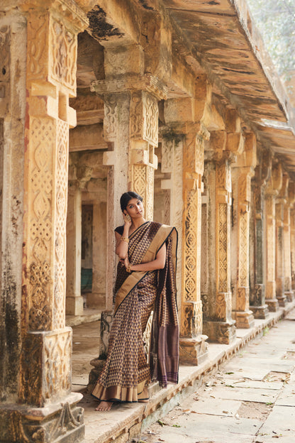 Naqsh Si Nazakat Pure Silk Chanderi Saree
