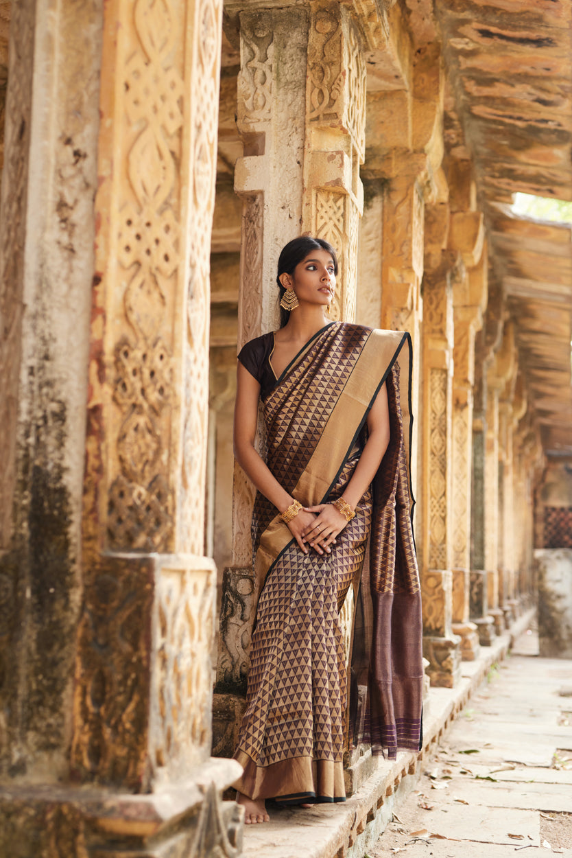 Naqsh Si Nazakat Pure Silk Chanderi Saree