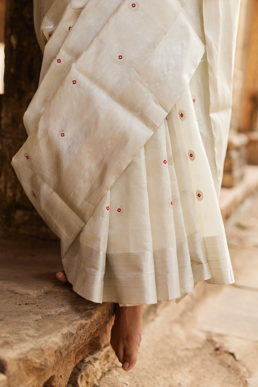 Shaheen Pure Silk Chanderi Saree