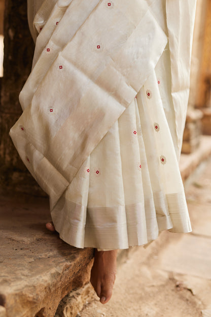 Shaheen Pure Silk Chanderi Saree