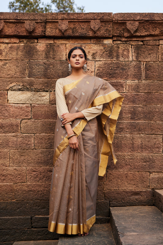 Aamprapali Cotton Silk Chanderi Saree