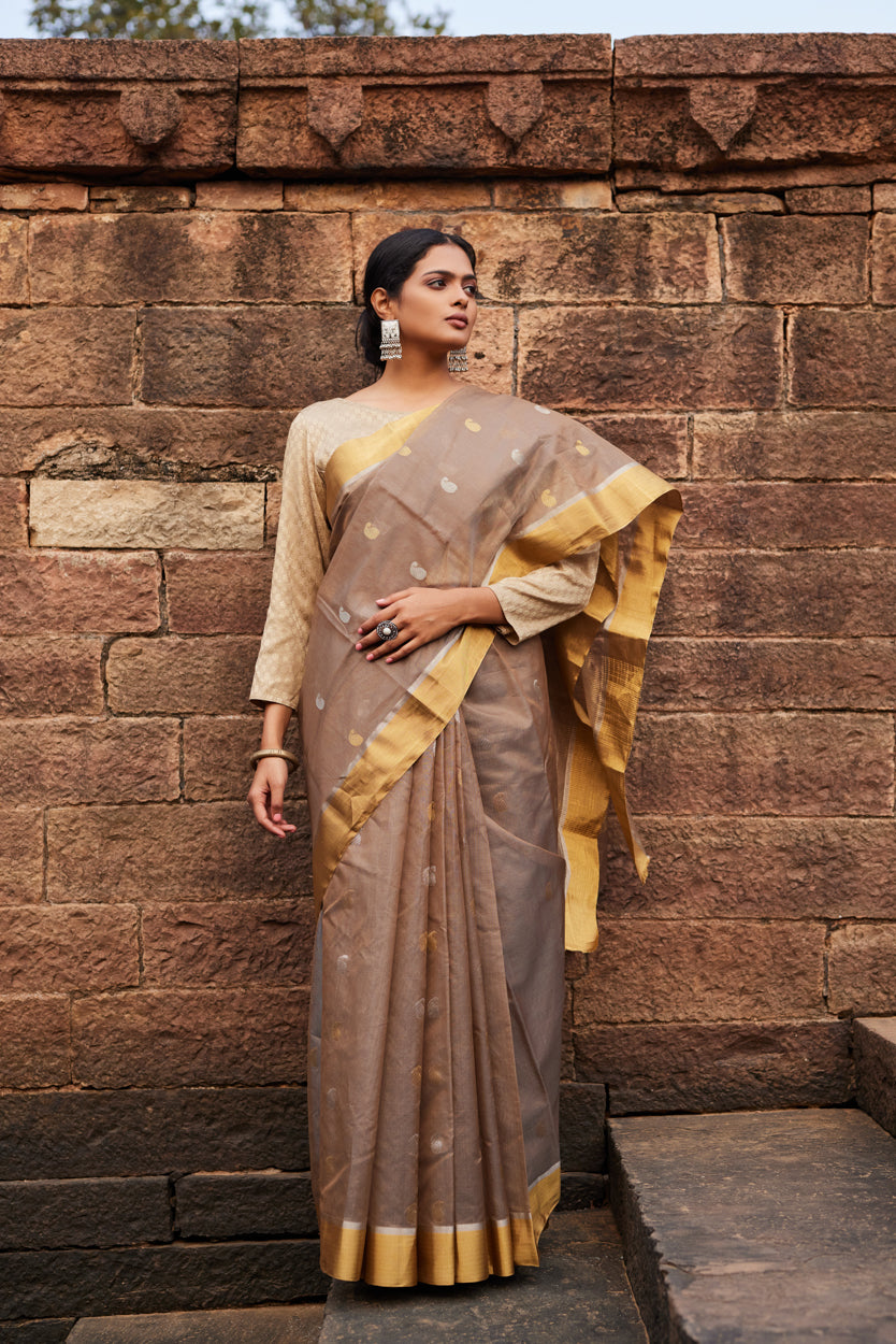 Aamprapali Cotton Silk Chanderi Saree