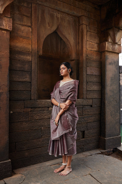Roohani Tissue Silk Chanderi Saree