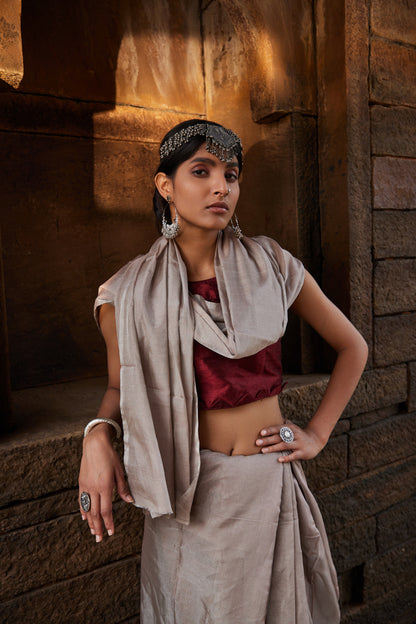 Kainnat Tissue Silk Chanderi Saree
