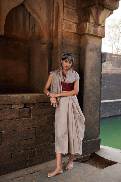 Kainnat Tissue Silk Chanderi Saree