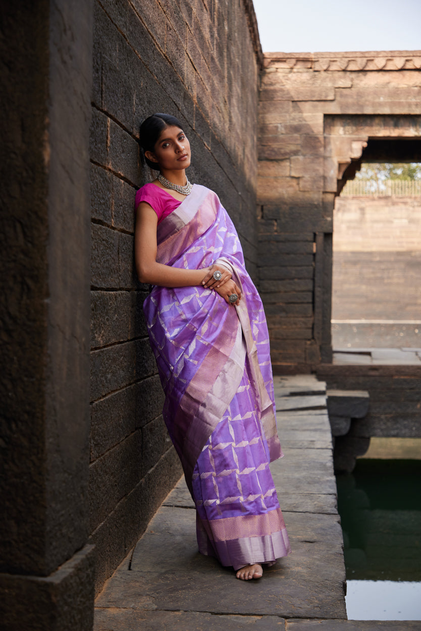 Shabnam Pattu Silk Chanderi Saree