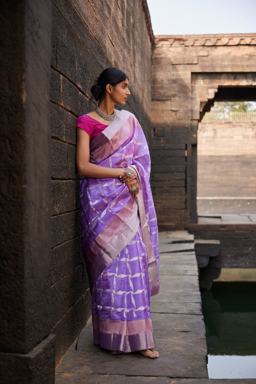 Shabnam Pattu Silk Chanderi Saree