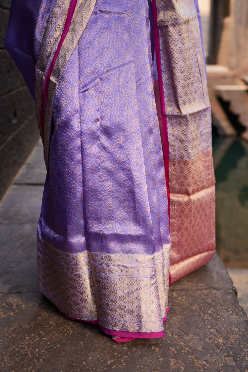 Naghma Pattu Silk Chanderi Saree