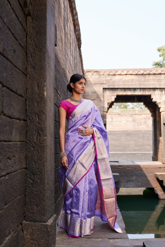 Naghma Pattu Silk Chanderi Saree