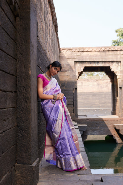 Naghma Pattu Silk Chanderi Saree