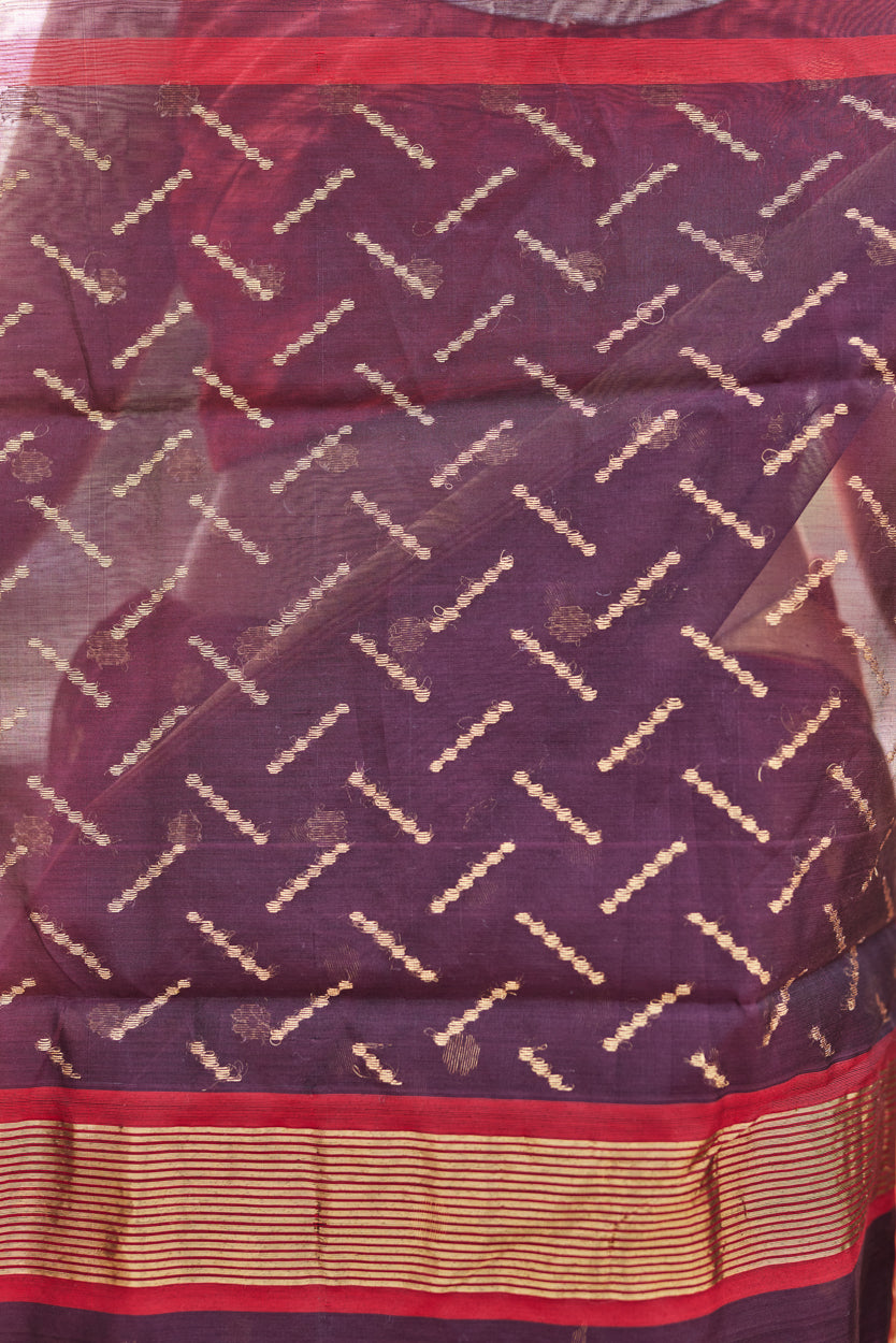 Mahroom Chandni Cotton Silk Chanderi Saree