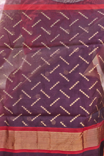 Mahroom Chandni Cotton Silk Chanderi Saree