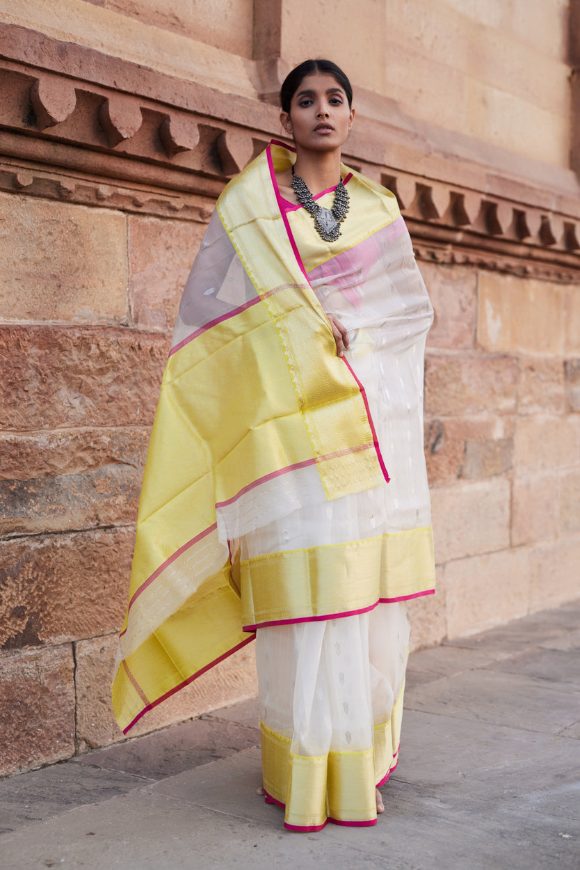 Mannat Kattan Silk Chanderi Sarees