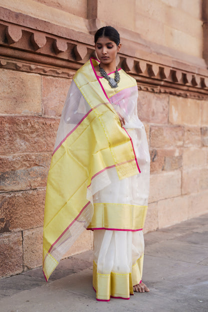 Mannat Kattan Silk Chanderi Sarees