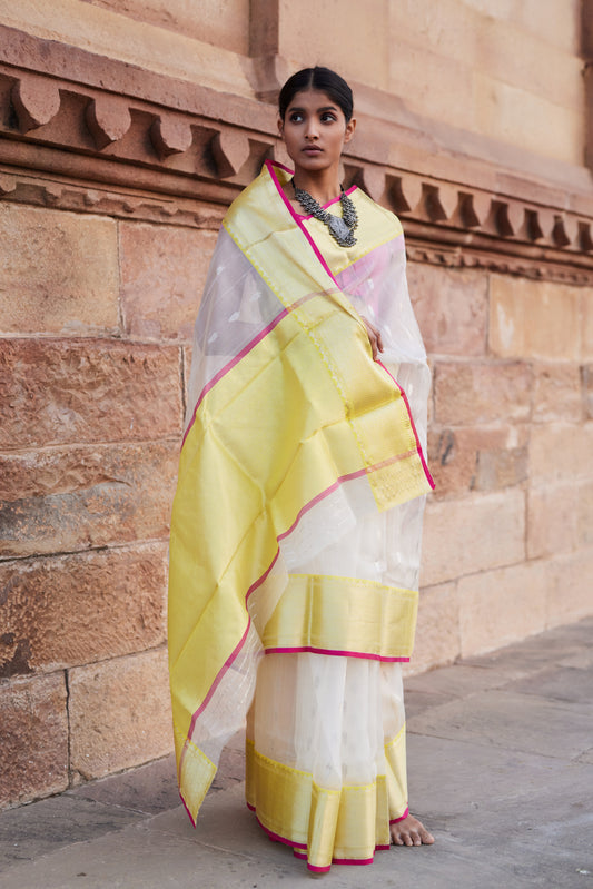 Mannat Kattan Silk Chanderi Sarees