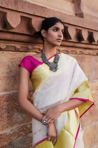 Mannat Kattan Silk Chanderi Sarees