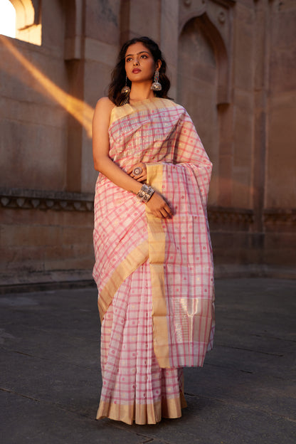 Sitaaron Si Nazakat Silk Chanderi Saree