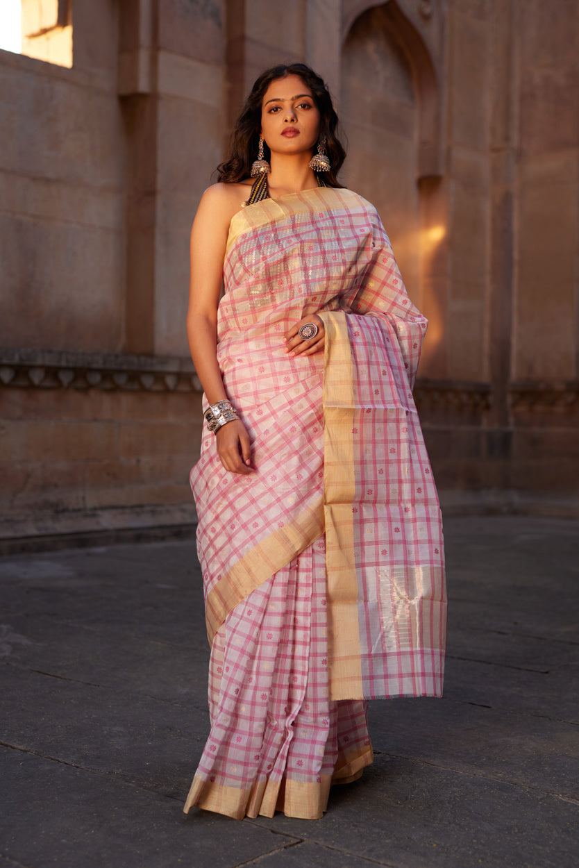 Sitaaron Si Nazakat Silk Chanderi Saree