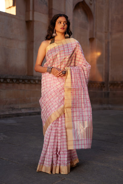 Sitaaron Si Nazakat Silk Chanderi Saree