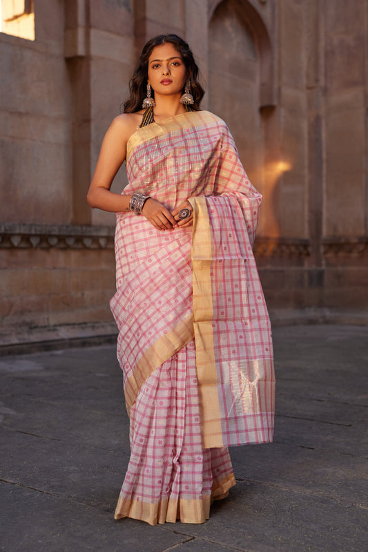 Sitaaron Si Nazakat Silk Chanderi Saree
