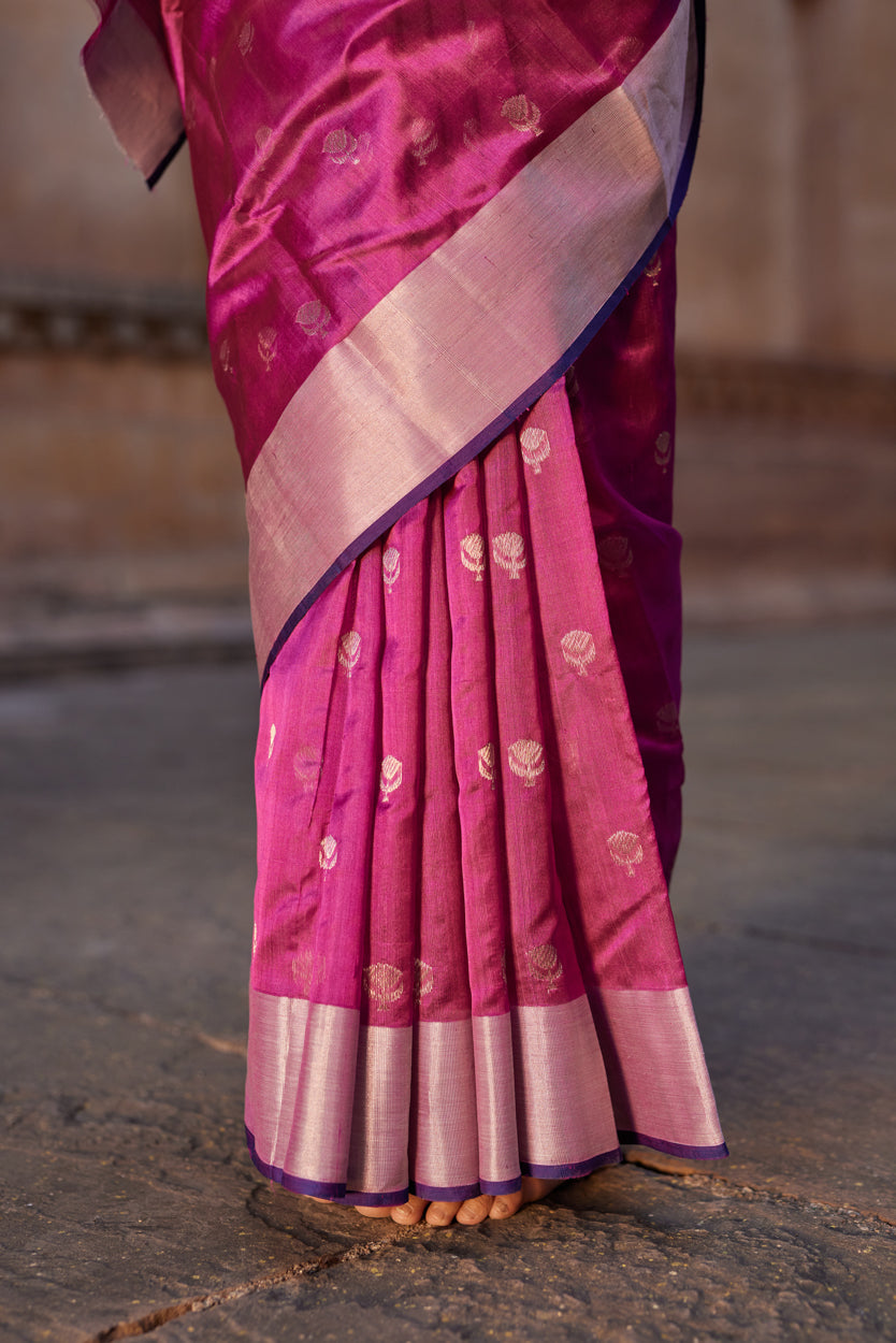 Shabnami Mehak Soft Silk Chanderi Saree