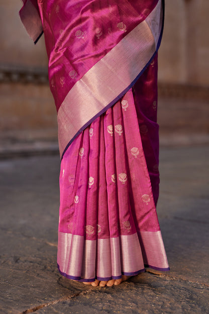 Shabnami Mehak Soft Silk Chanderi Saree