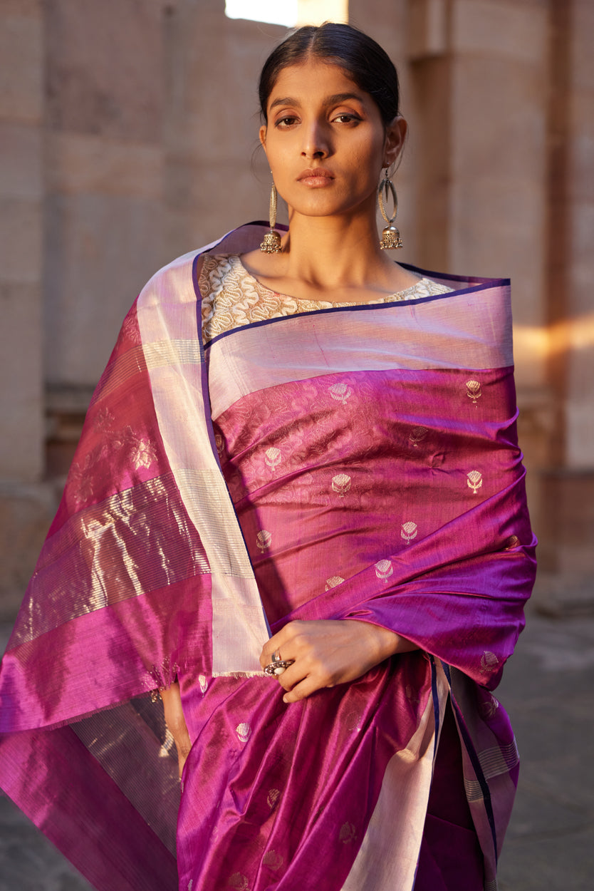 Shabnami Mehak Soft Silk Chanderi Saree
