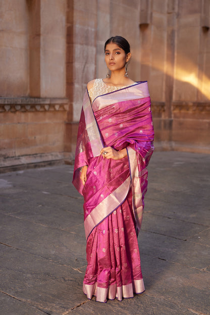 Shabnami Mehak Soft Silk Chanderi Saree