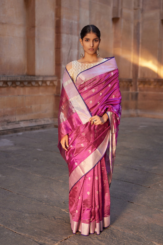 Shabnami Mehak Soft Silk Chanderi Saree