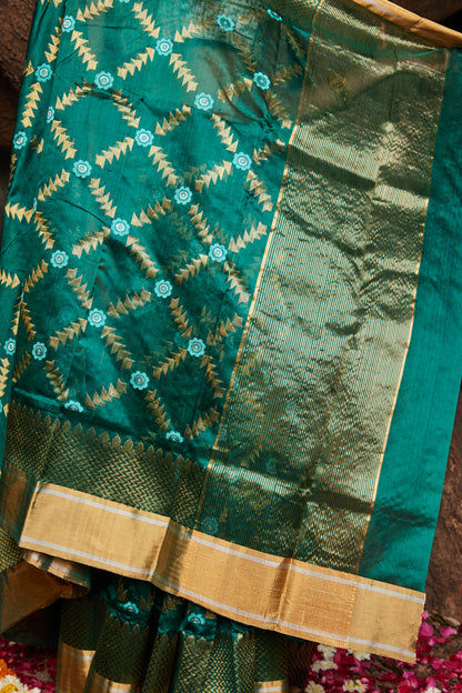 Mastani Saba Meena Kari Pure Silk Chanderi Saree
