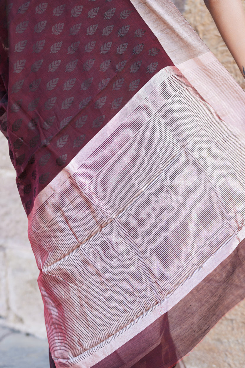 Mitti Ki Mehak Cotton Silk Chanderi Saree