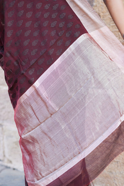 Mitti Ki Mehak Cotton Silk Chanderi Saree