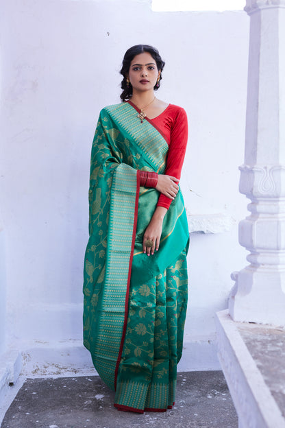 Shayrana Pattu Silk Chanderi Saree