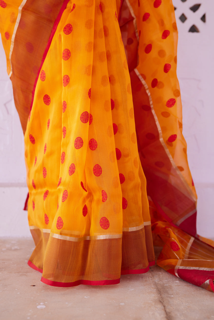 Shilp Leela Kattan Silk Chanderi Saree