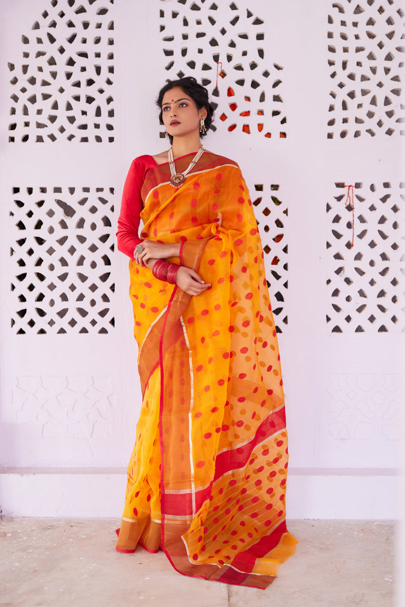 Shilp Leela Kattan Silk Chanderi Saree