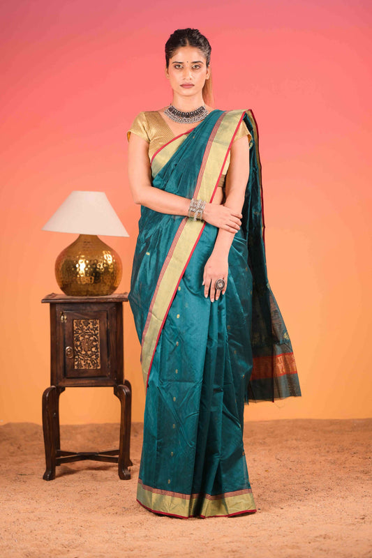 Rama Jyoti Chanderi Cotton Silk Saree