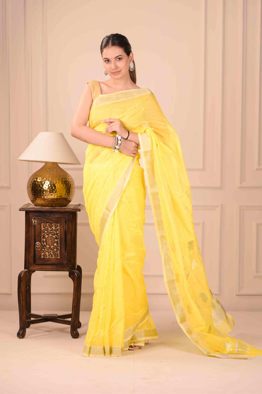 Surya Rupa Chanderi Cotton Silk Saree