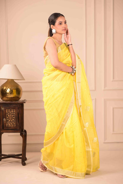 Surya Rupa Chanderi Cotton Silk Saree