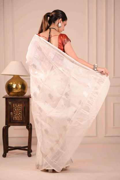 Sveta Ratna Chanderi Cotton Silk Saree
