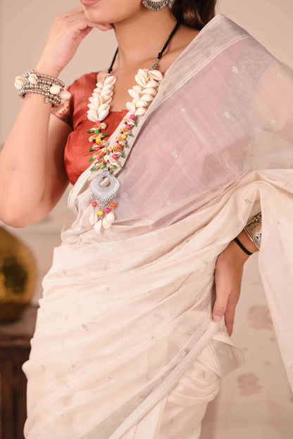 Sveta Ratna Chanderi Cotton Silk Saree