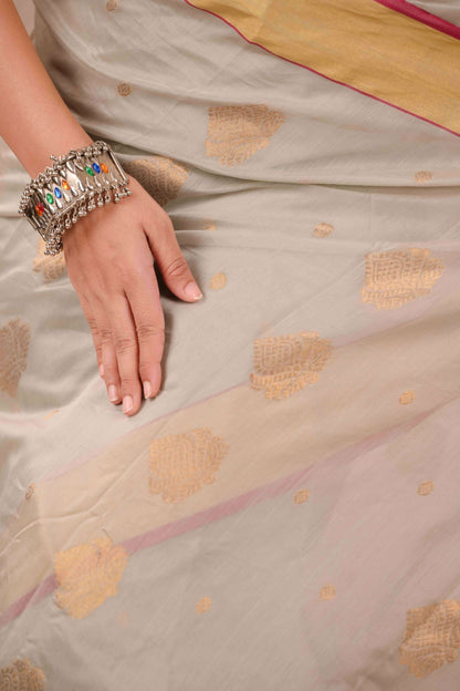 Suddha Kanchana Chanderi Cotton Silk Saree
