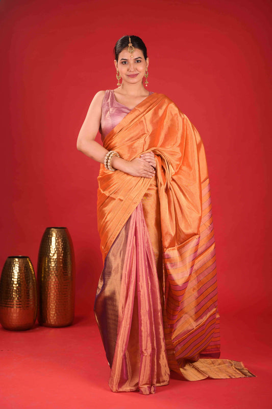 Ranga Tarang Chanderi Tissue Saree