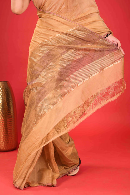 Mṛda Kanti Chanderi Tissue Saree