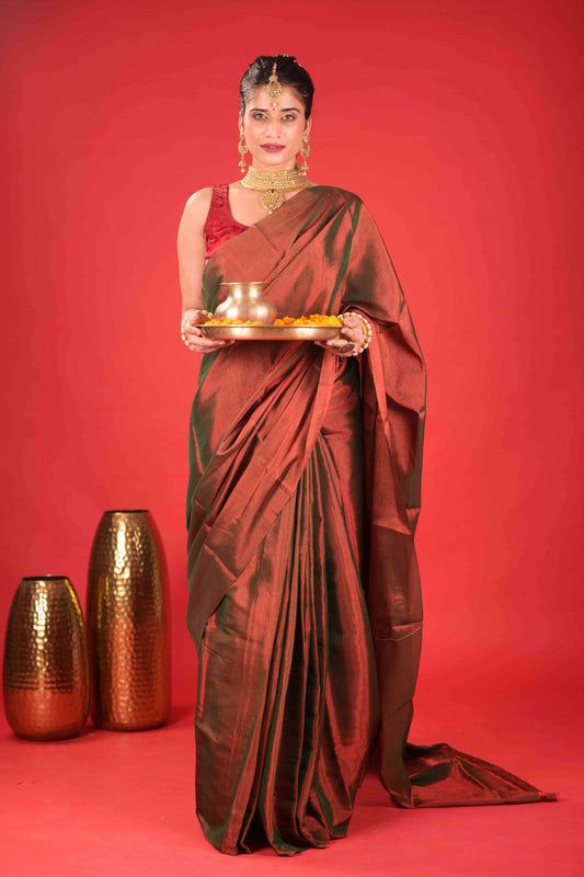 Shubh Laxmi Chanderi Tissue Saree