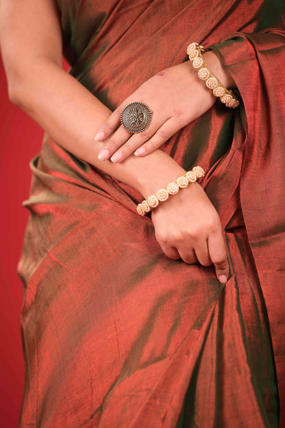 Shubh Laxmi Chanderi Tissue Saree
